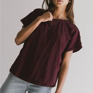 Indie Burgundy Top BHOME